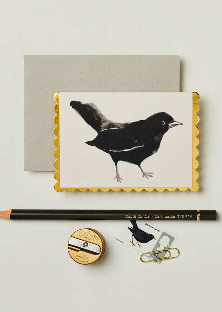 Wanderlust Paper Co | Blackbird Mini Card