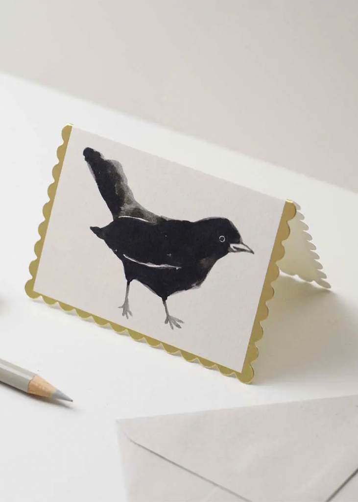 Wanderlust Paper Co | Blackbird Mini Card
