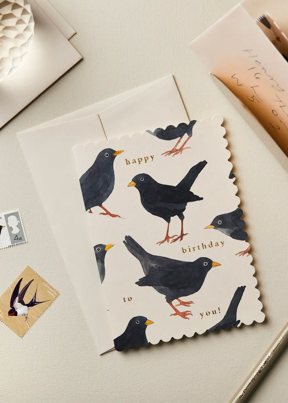 Wanderlust Paper Co | Blackbird 'Happy Birthday To You!' Card