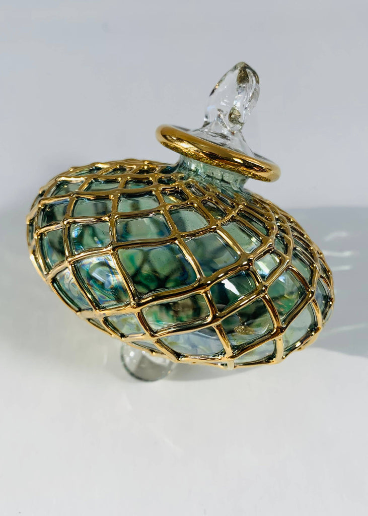 Blown Glass Small Ornament | Emerald
