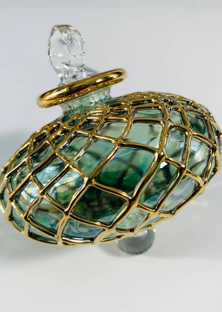 Blown Glass Small Ornament | Emerald