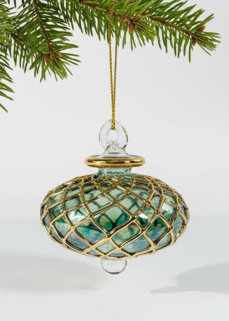Blown Glass Small Ornament | Emerald