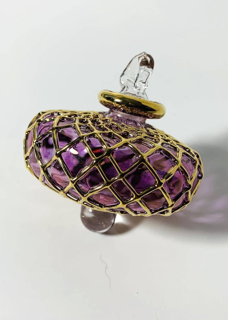 Blown Glass Small Ornament | Pink Diamond