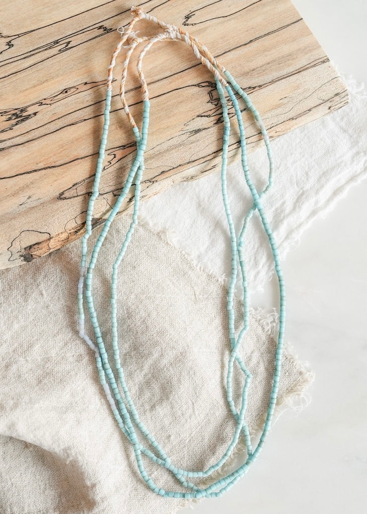 Blue Tile Trade Beads