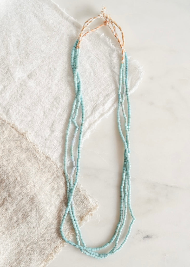 Blue Tile Trade Beads