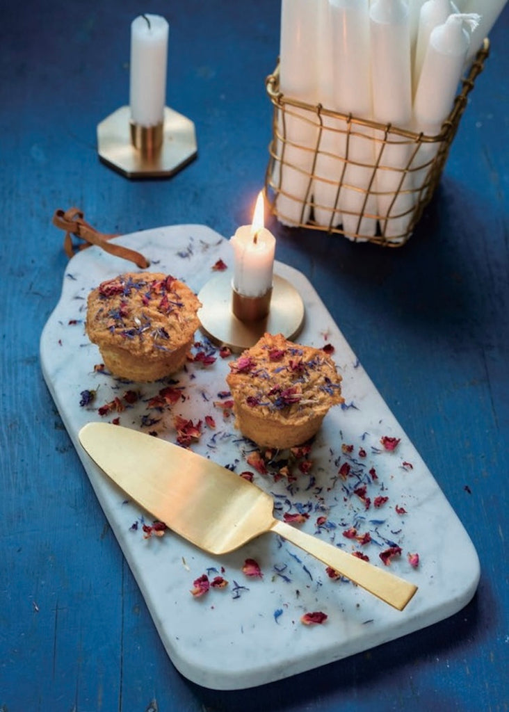 Brass Cake Server