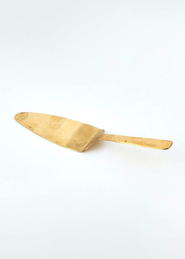 Brass Cake Server