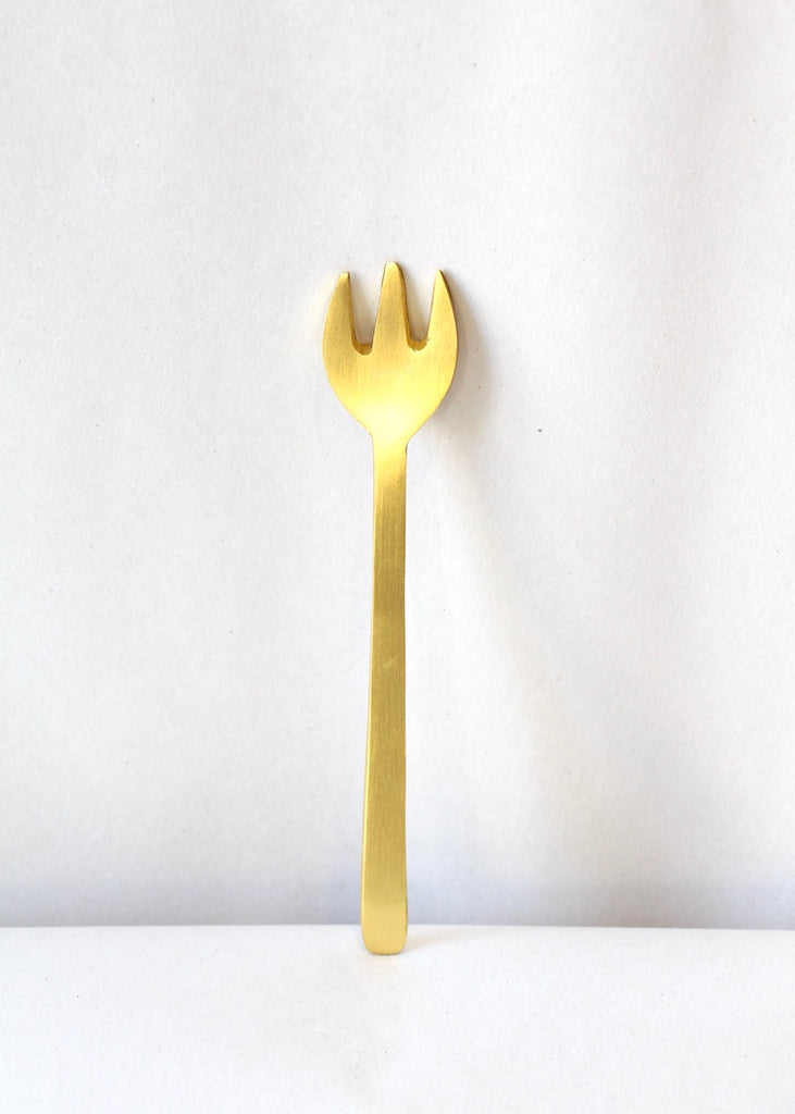 Brass Dessert Fork