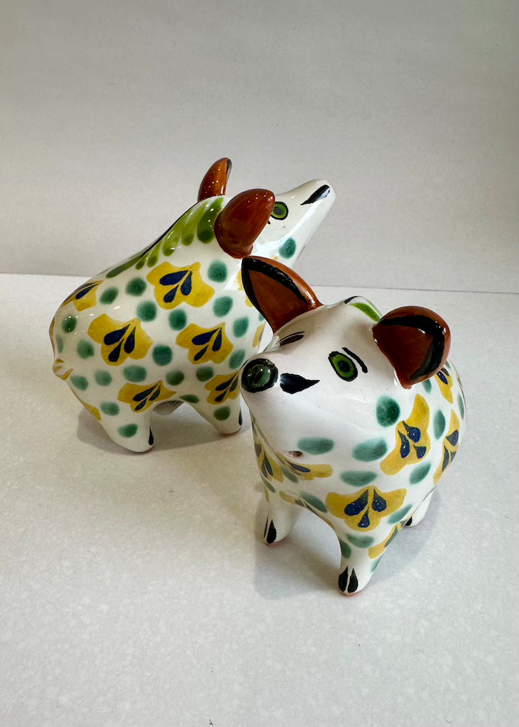 Wild Pig Salt + Pepper Set of Two Brown