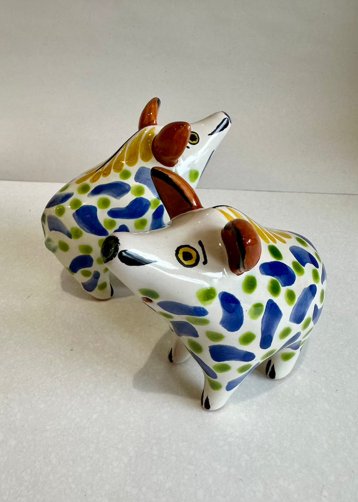 Wild Pig Salt + Pepper Set of Two Brown