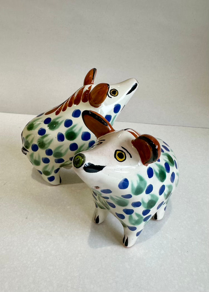 Wild Pig Salt + Pepper Set of Two Brown