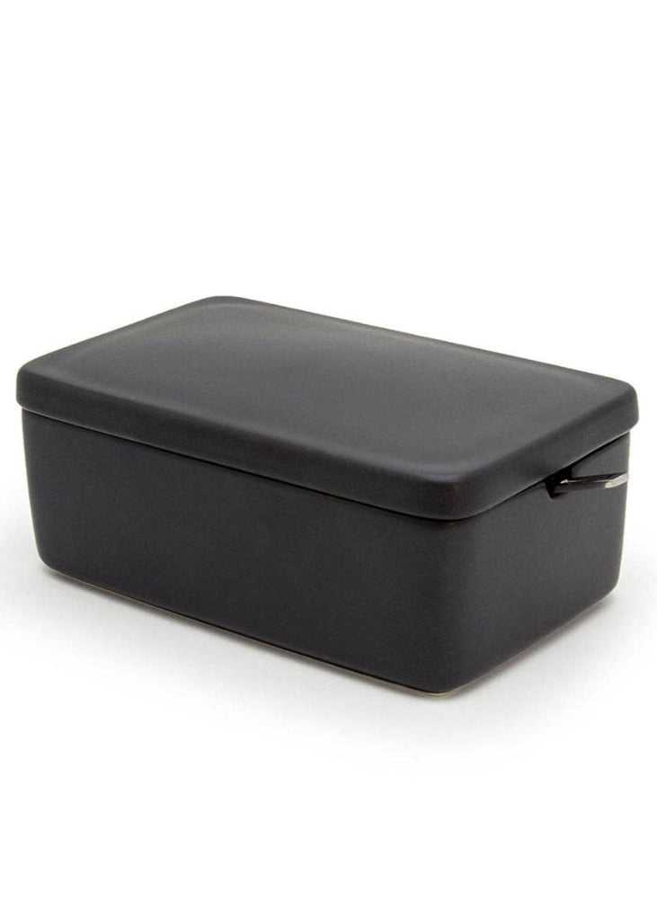Butter Case With Stainless Butter Knife | Black
