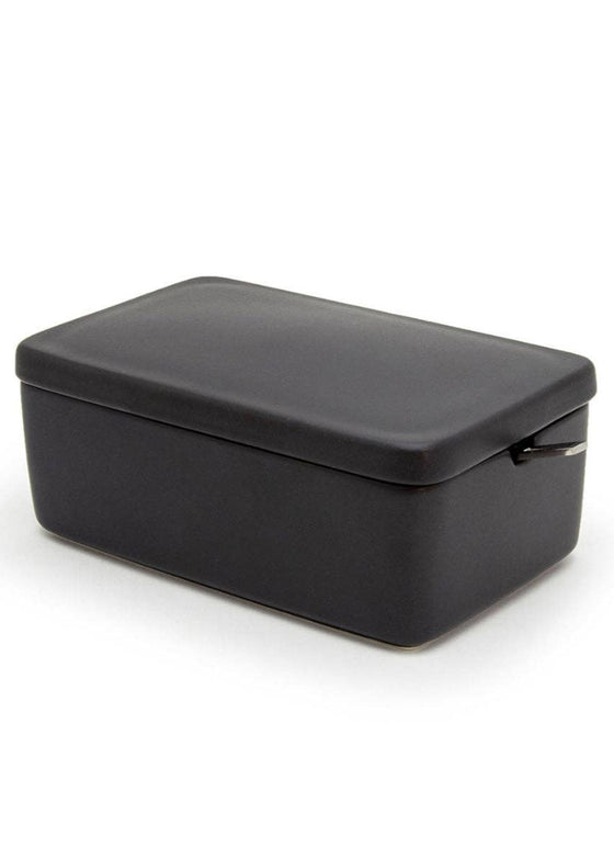Butter Case With Stainless Butter Knife | Black