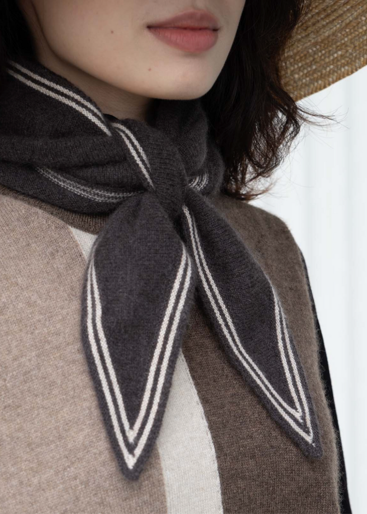 Oats + Rice | Neck Scarf | Cacao