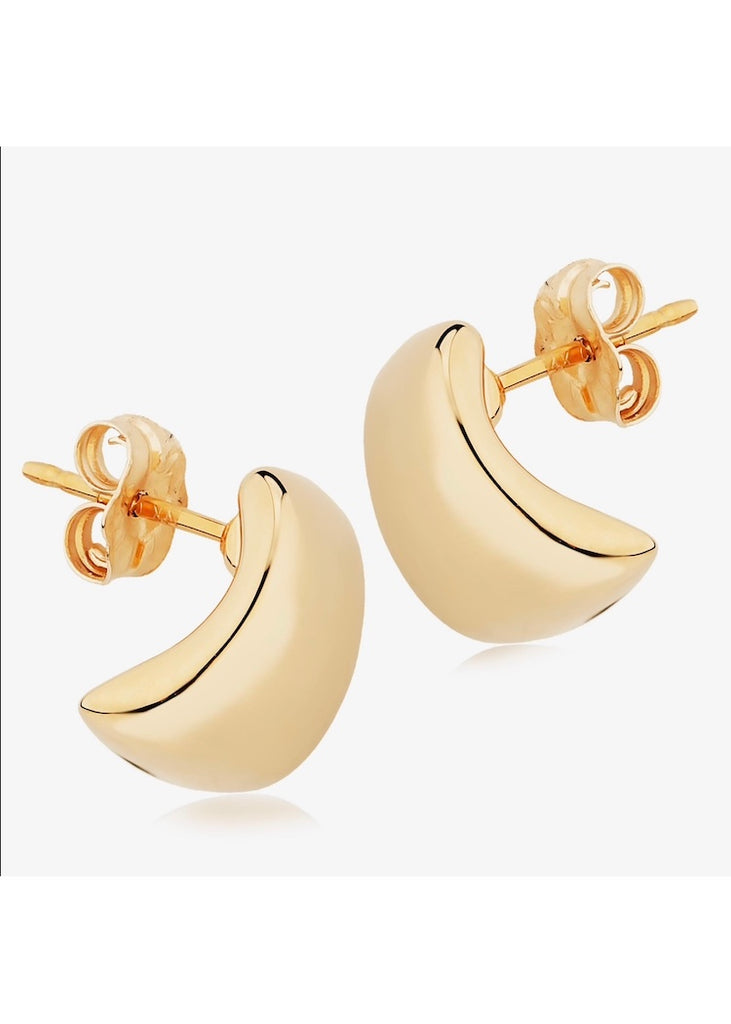 Carla Corp | 14K Gold Small 1/2 Wrap Earrings