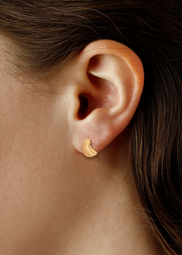 Carla Corp | 14K Gold Small 1/2 Wrap Earrings