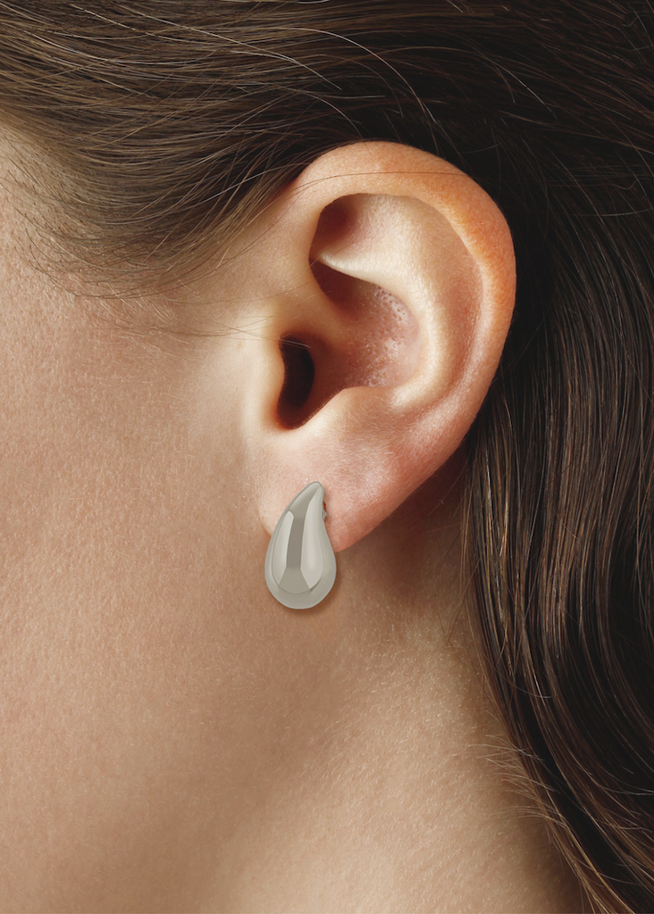 Carla Corp | Sterling Silver Medium Tear Drop Stud Earrings