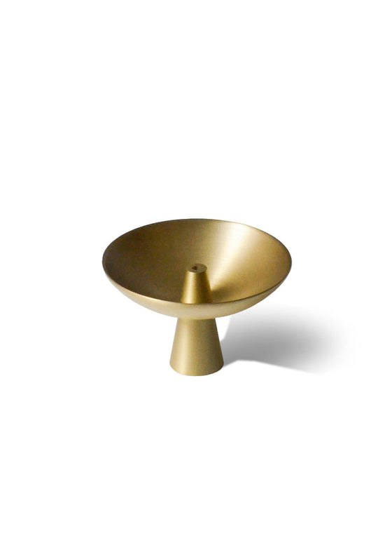 Cedar and Myrrh | Brass Incense Holder with Ash Catcher