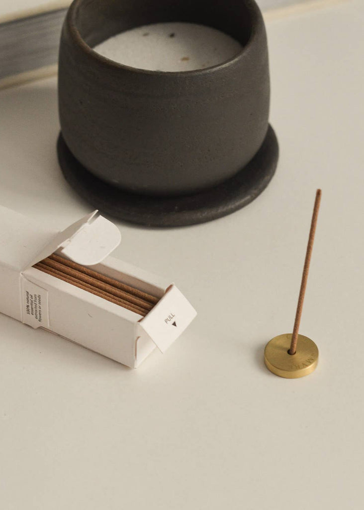 Cedar and Myrrh | Lavender Japanese Incense Set | 30 sticks