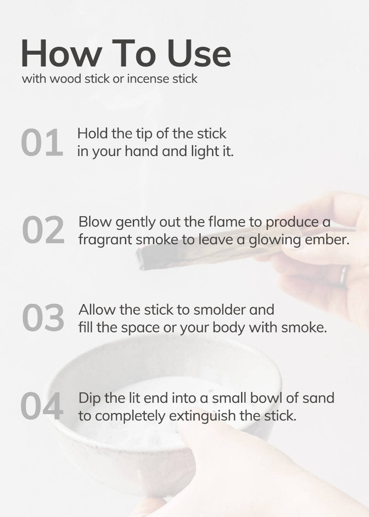Cedar and Myrrh | Mini Black Copal Hand-Rolled Incense | 30 Sticks