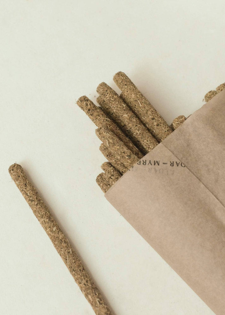 Cedar and Myrrh | Mini Lavender Hand Rolled Incense Stick | 30 Sticks