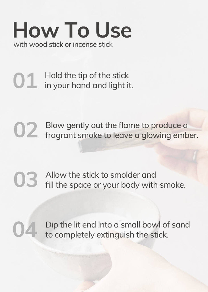 Cedar and Myrrh | Mini Lavender Hand Rolled Incense Stick | 30 Sticks
