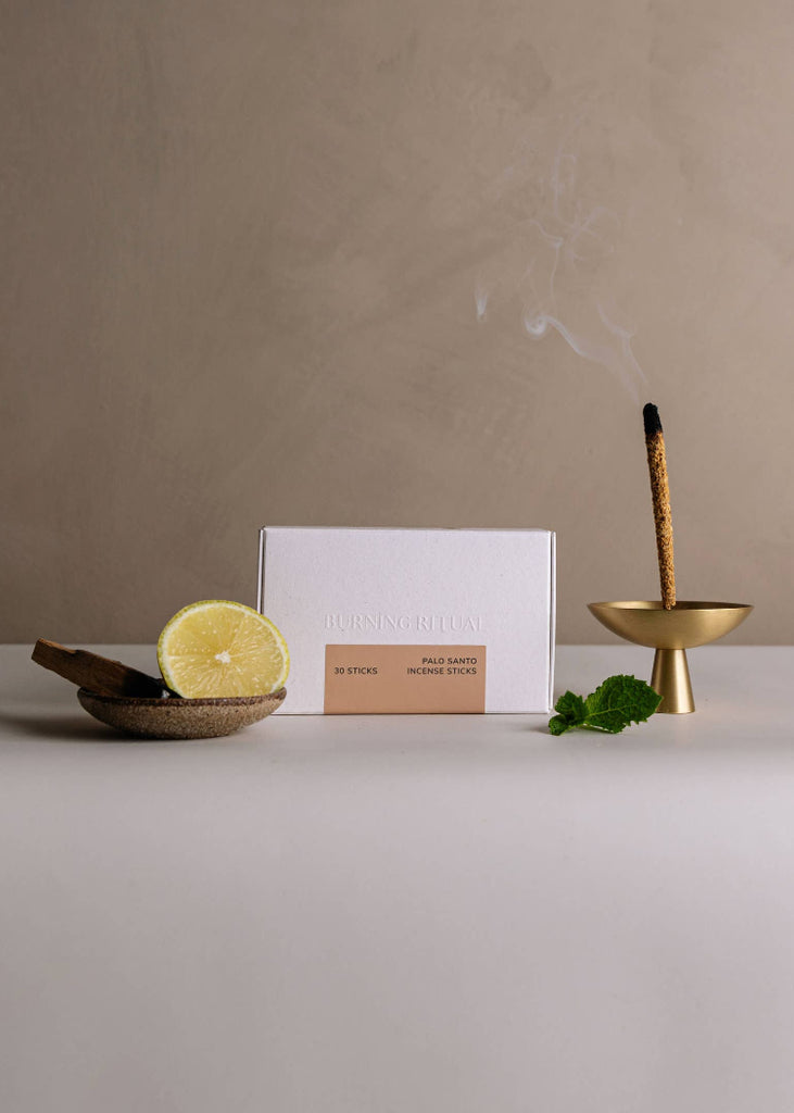 Cedar and Myrrh | Mini Palo Santo Hand-Rolled Incense | 30 Sticks