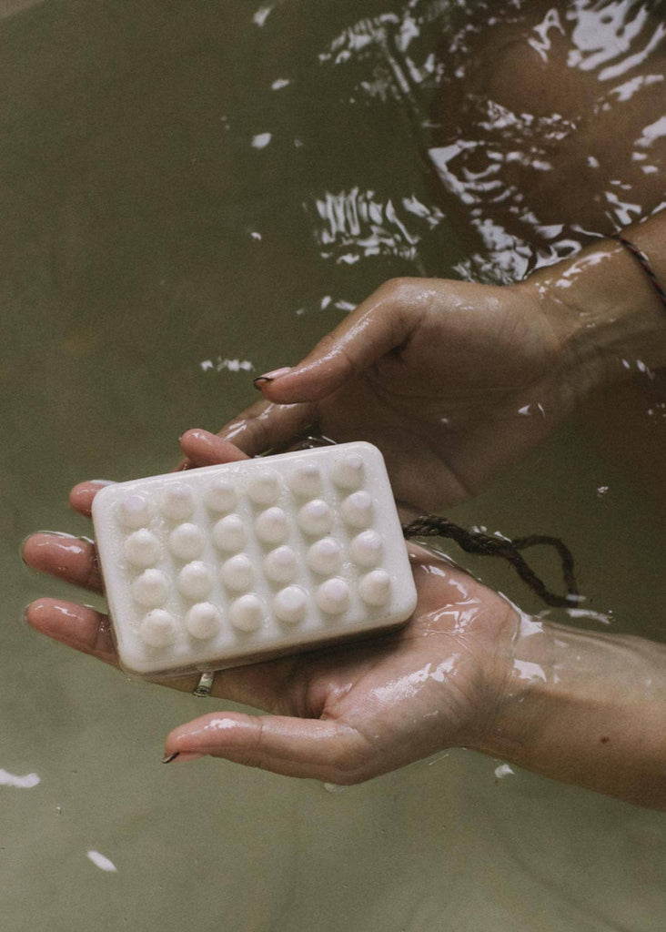 Cedar and Myrrh | Palo Santo Exfoliating Massage Bar Soap