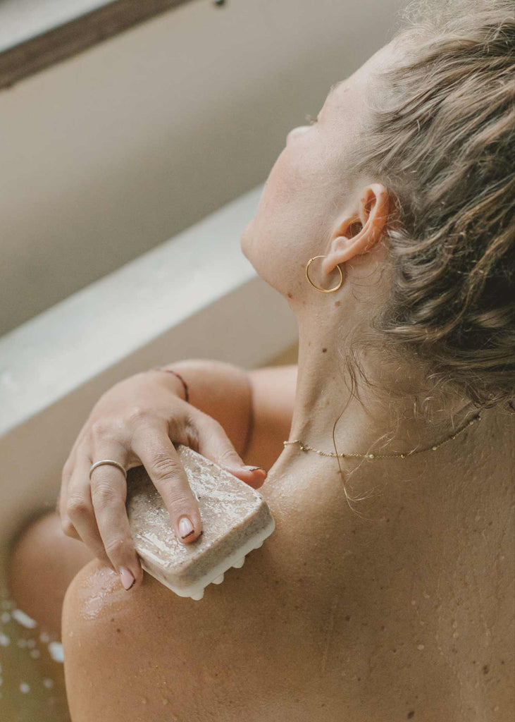 Cedar and Myrrh | Palo Santo Exfoliating Massage Bar Soap