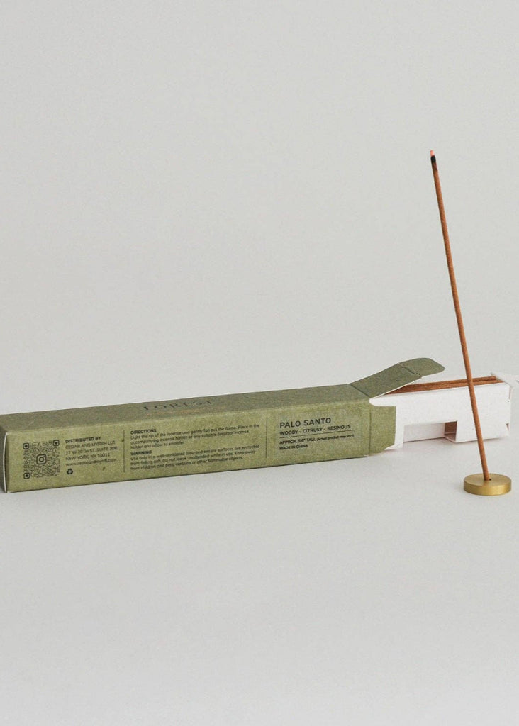 Cedar and Myrrh | Palo Santo Incense Stick Set  | 30 Sticks