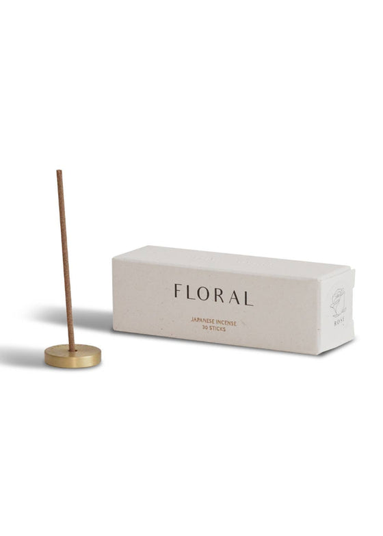 Cedar and Myrrh | Rose Japanese Incense Set | 30 Sticks
