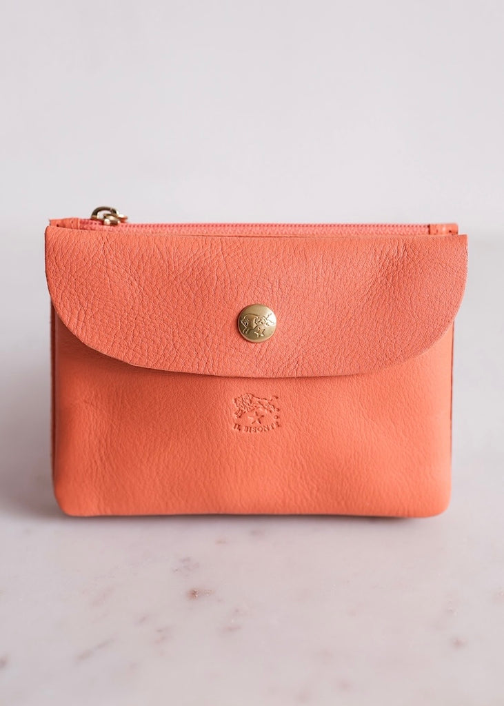 Il Bisonte | Classic Envelope Wallet | Arancio Pontormo