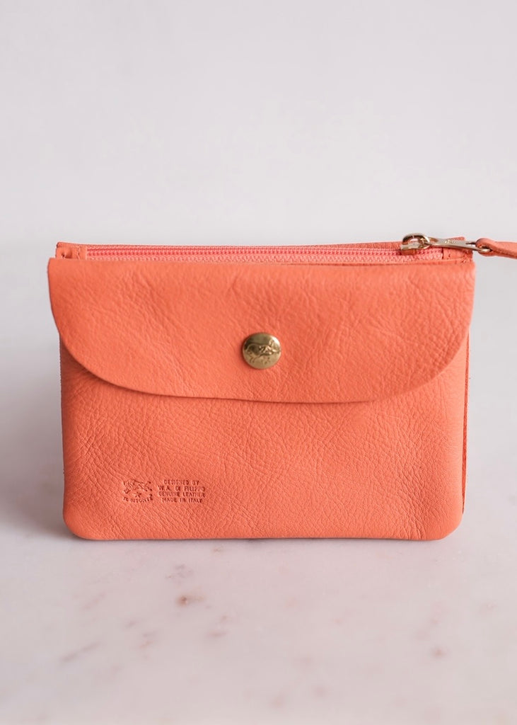 Il Bisonte | Classic Envelope Wallet | Arancio Pontormo