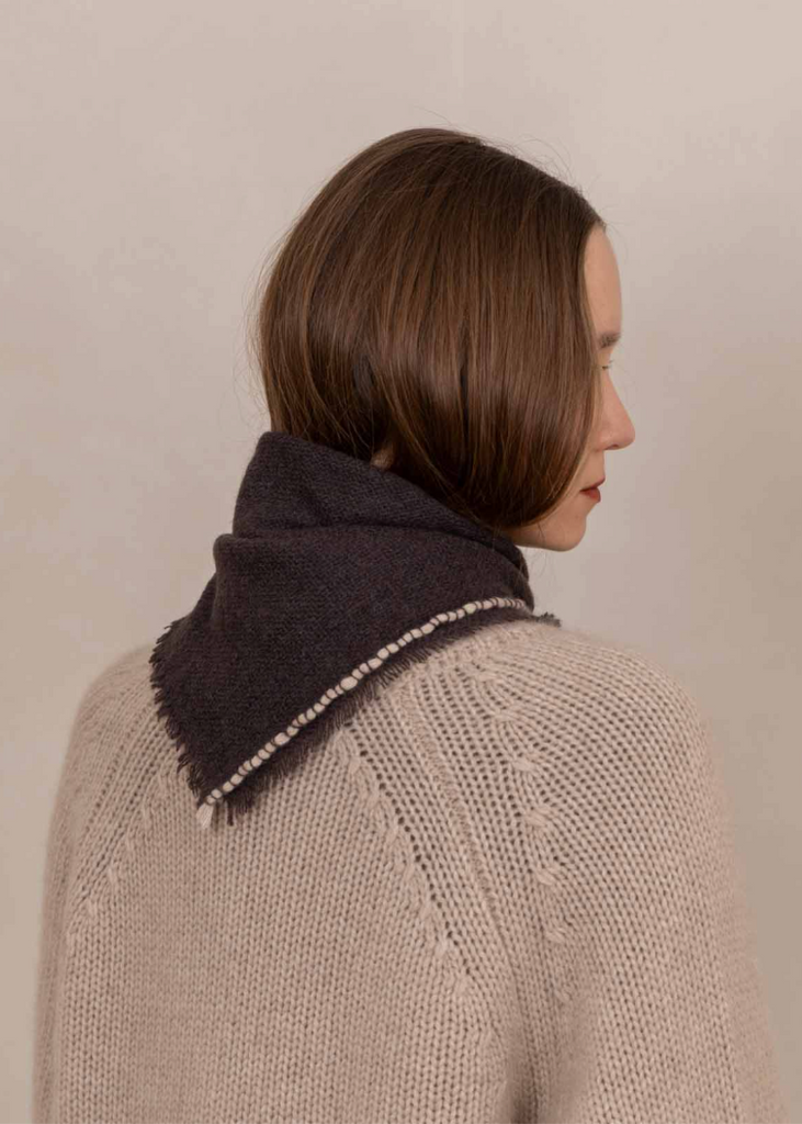 Oats + Rice | Noma Cashmere Foulard  Cocoa
