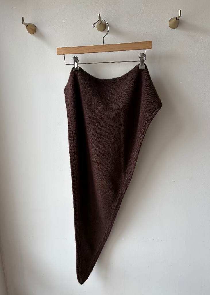 Coffee Bean | Cashmere Triangle Scarf