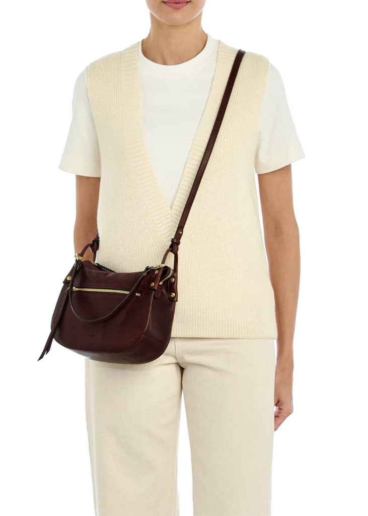Il Bisonte | Essenza Crossbody Bag | Coffee