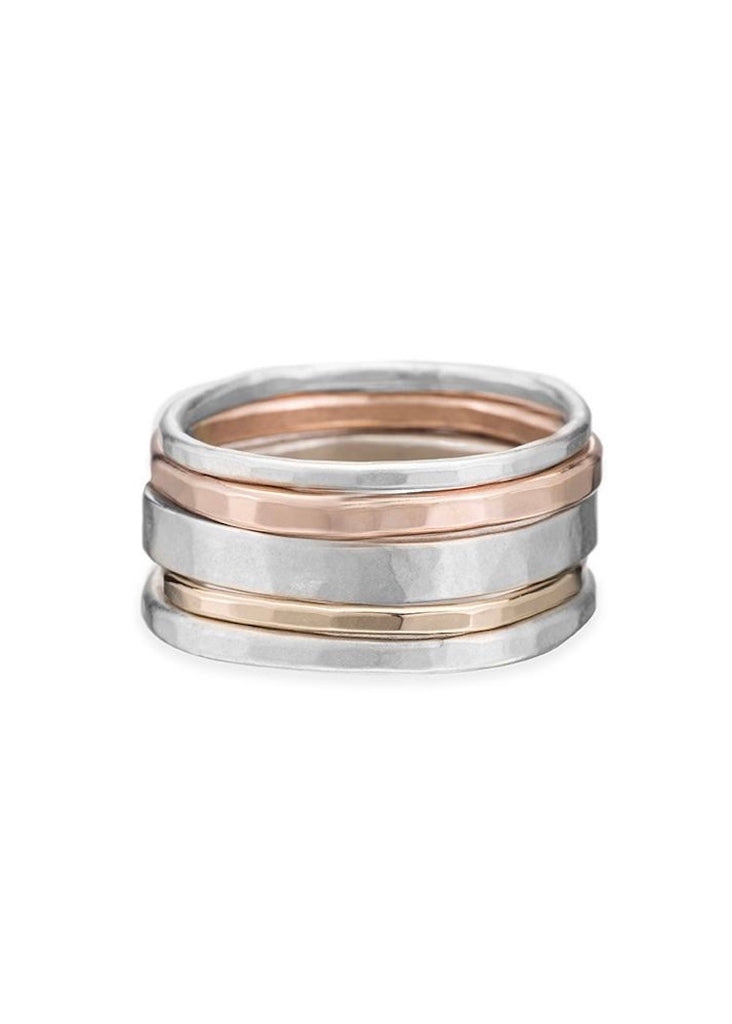 Colleen Mauer Designs | 5 Stack Round Rings