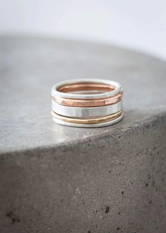 Colleen Mauer Designs | 5 Stack Round Rings