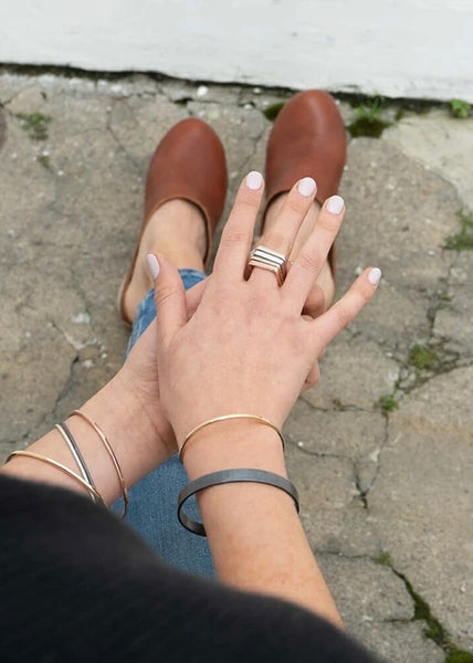Colleen Mauer Designs | 7 Stack Square Ring Set - The Phoenix