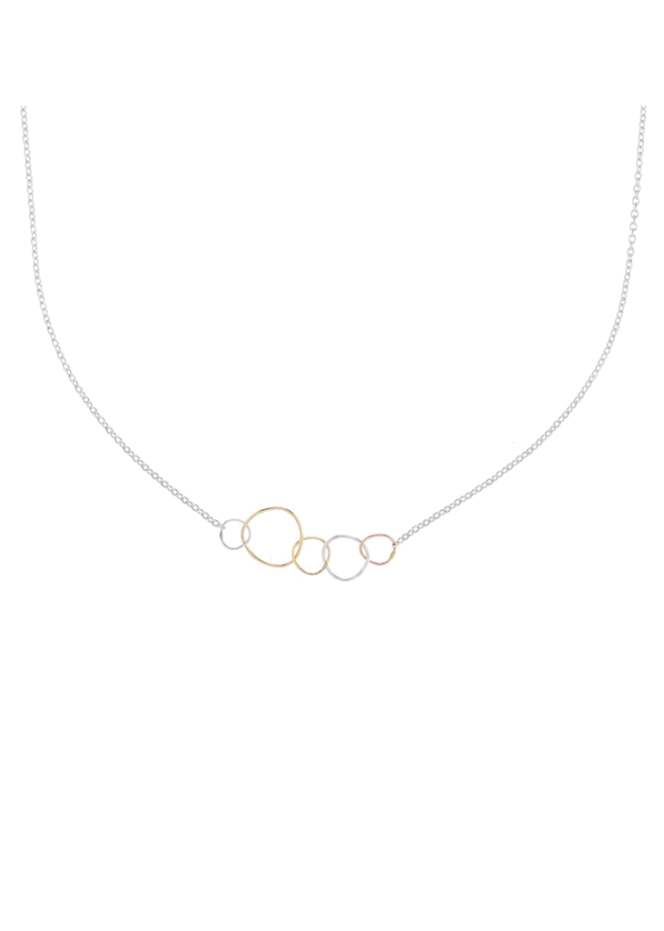 Colleen Mauer Designs | Five Loop Mini Pebble Necklace