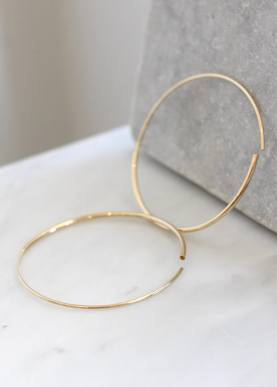 Colleen Mauer Designs | Large Half Moon Pull-Through Hoop