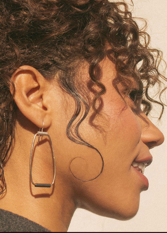 Colleen Mauer Designs | Large Oblique Earrings