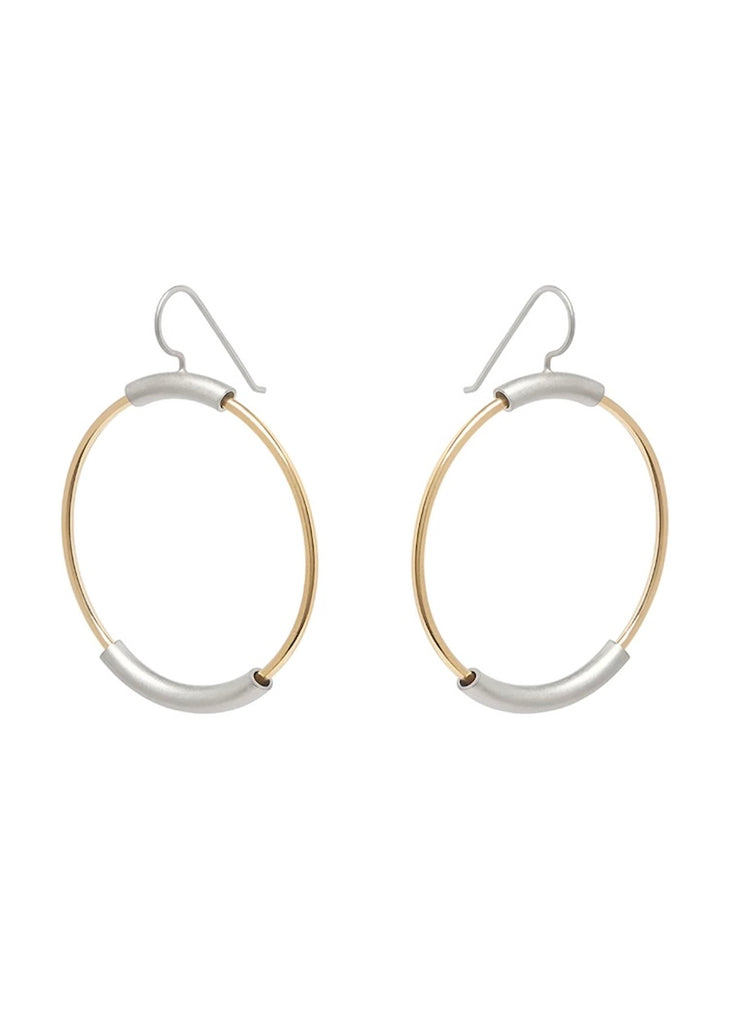 Colleen Mauer Designs | Large Radical Circle Earrings
