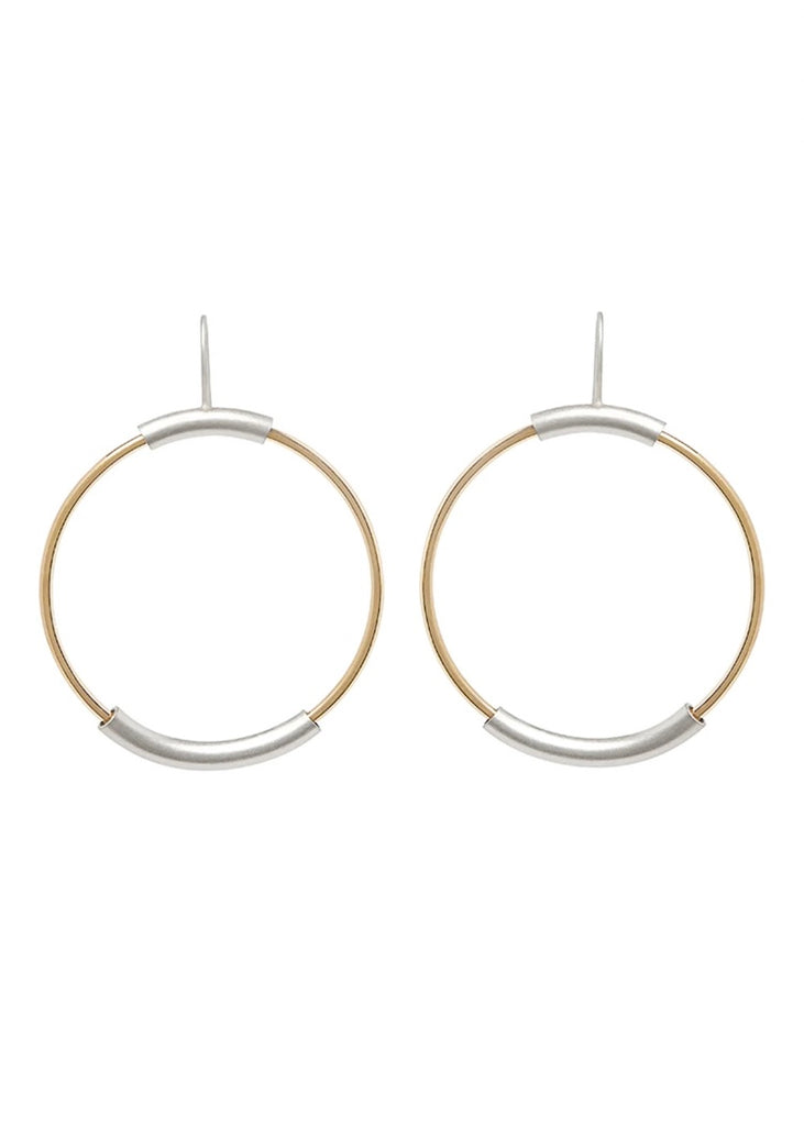 Colleen Mauer Designs | Large Radical Circle Earrings