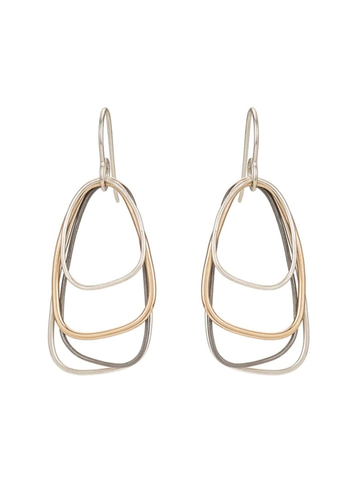 Colleen Mauer Designs | Multi Triangle Earrings