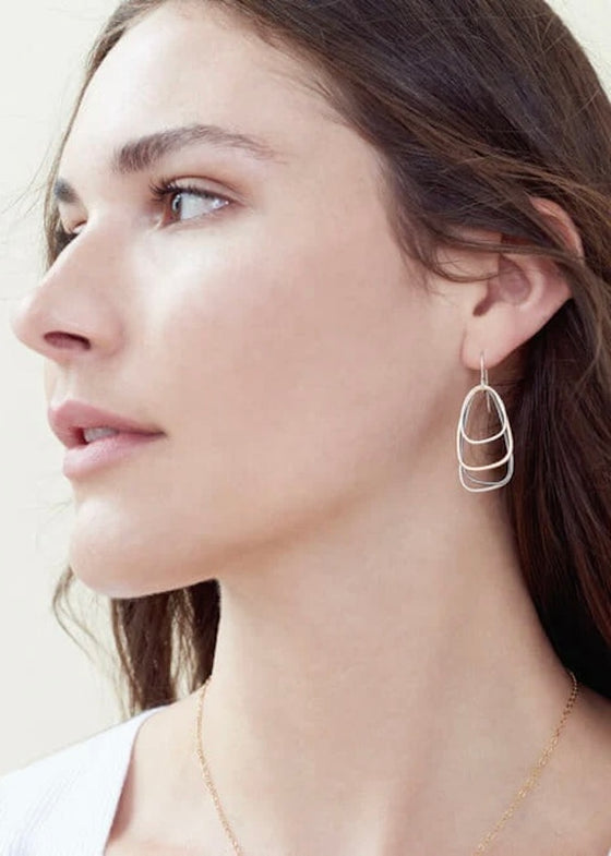 Colleen Mauer Designs | Multi Triangle Earrings