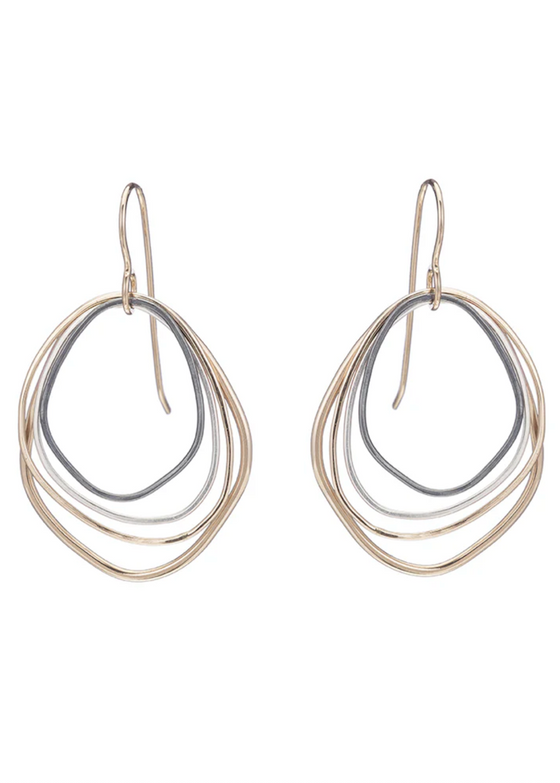 Colleen Mauer Designs | Small Topography Earrings