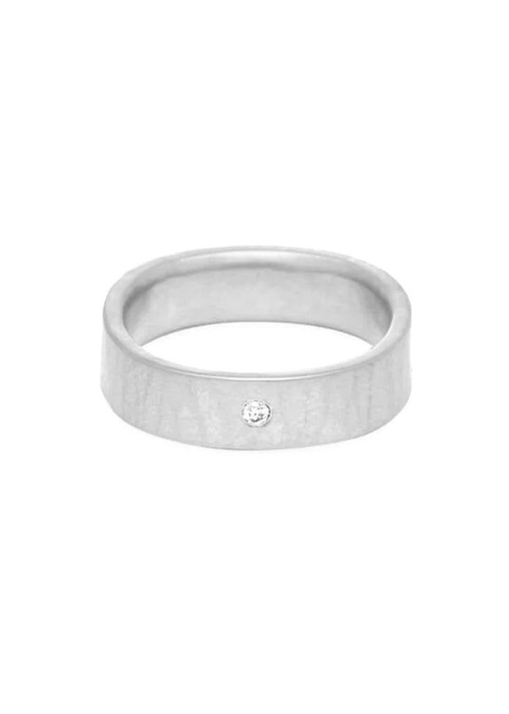 Colleen Mauer Designs | Stacking Ring | 5mm + Diamond