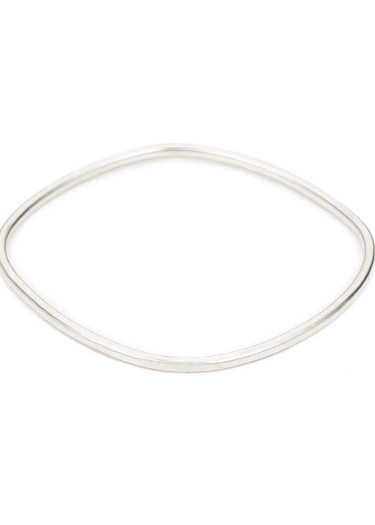 Colleen Mauer Designs | Thick Square Silver Bangle