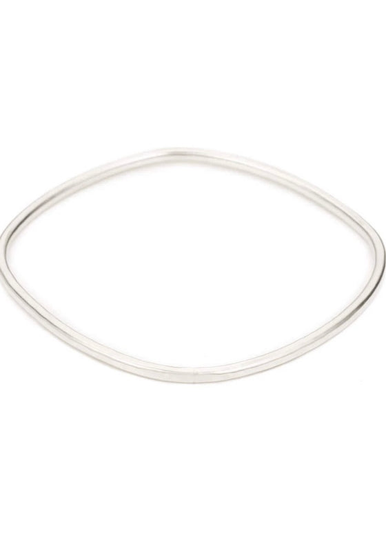 Colleen Mauer Designs | Thick Square Silver Bangle